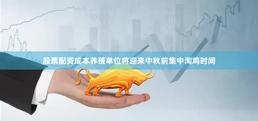 股票配资成本养殖单位将迎来中秋前集中淘鸡时间